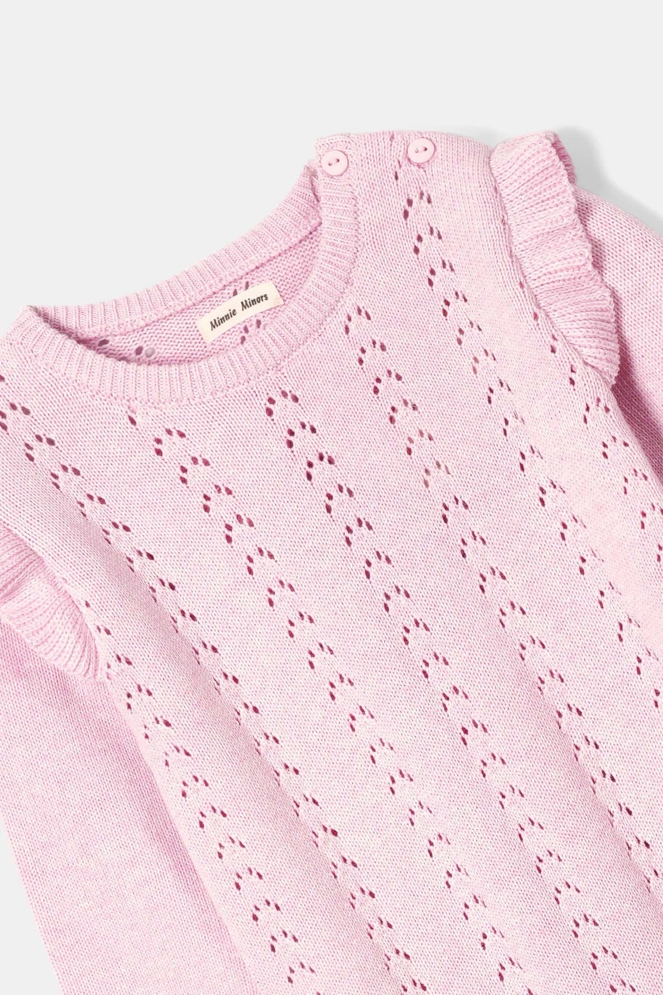 Infant Girls Cardigan Sweater With Hand Work