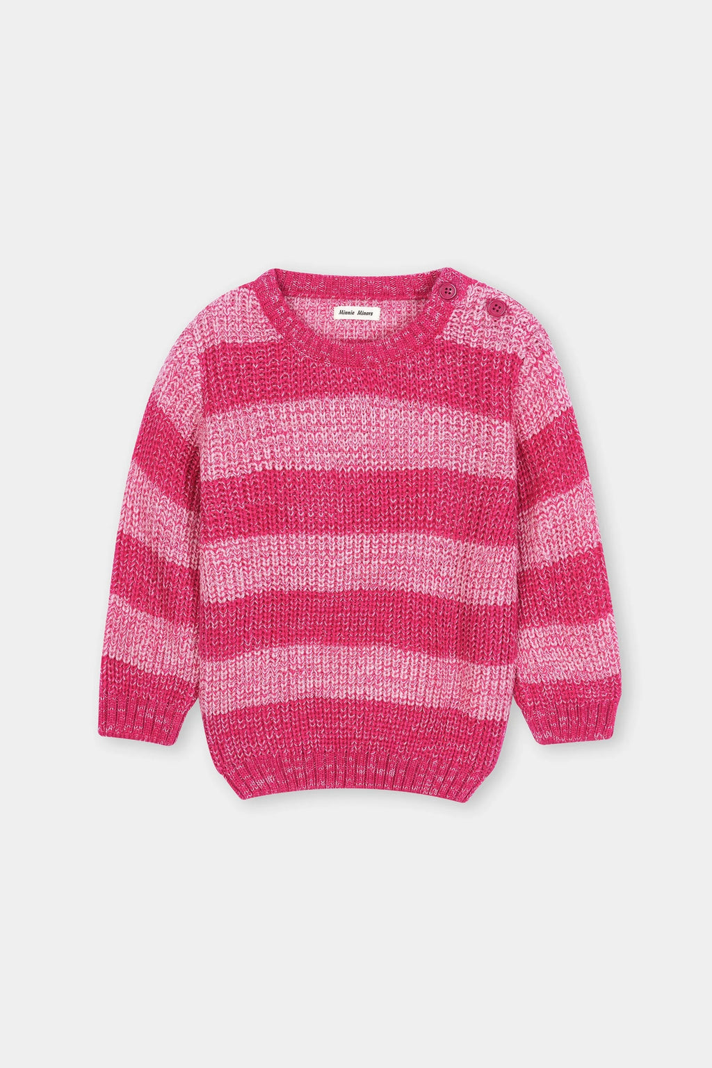 Infant Girls Crew Neck Stripped Sweater