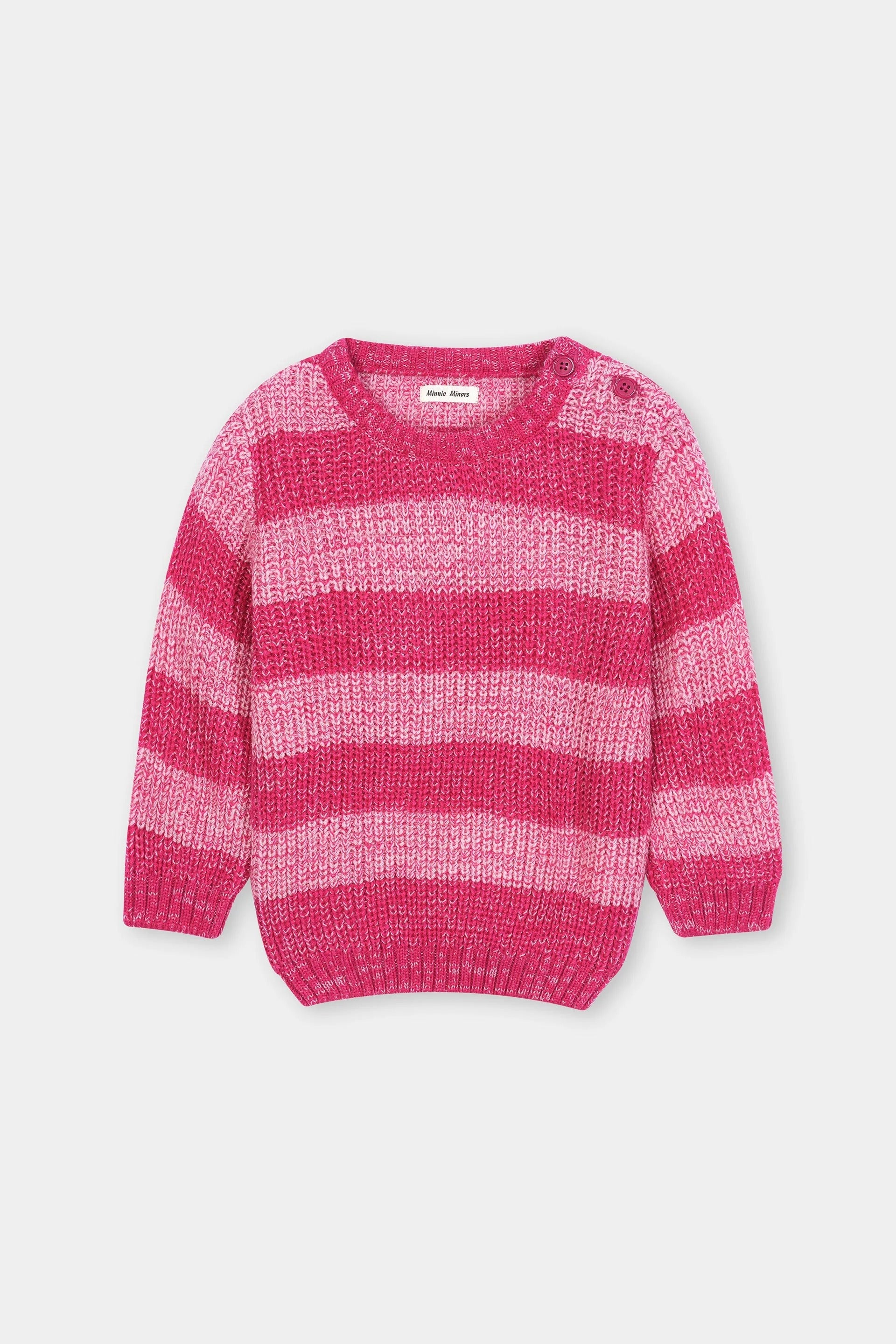 Infant Girls Crew Neck Stripped Sweater