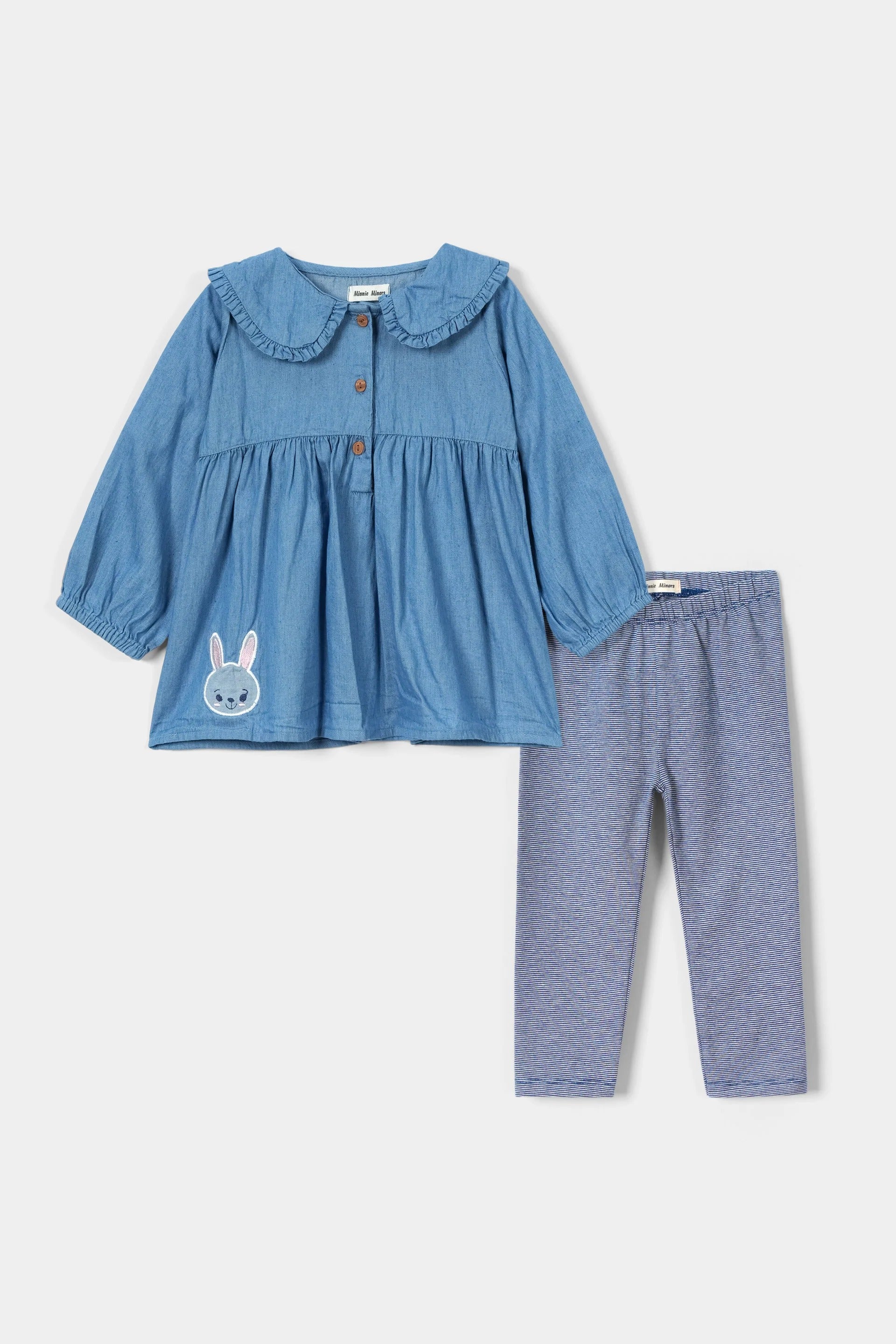 Denim Girls Suit(Frock & Tights)