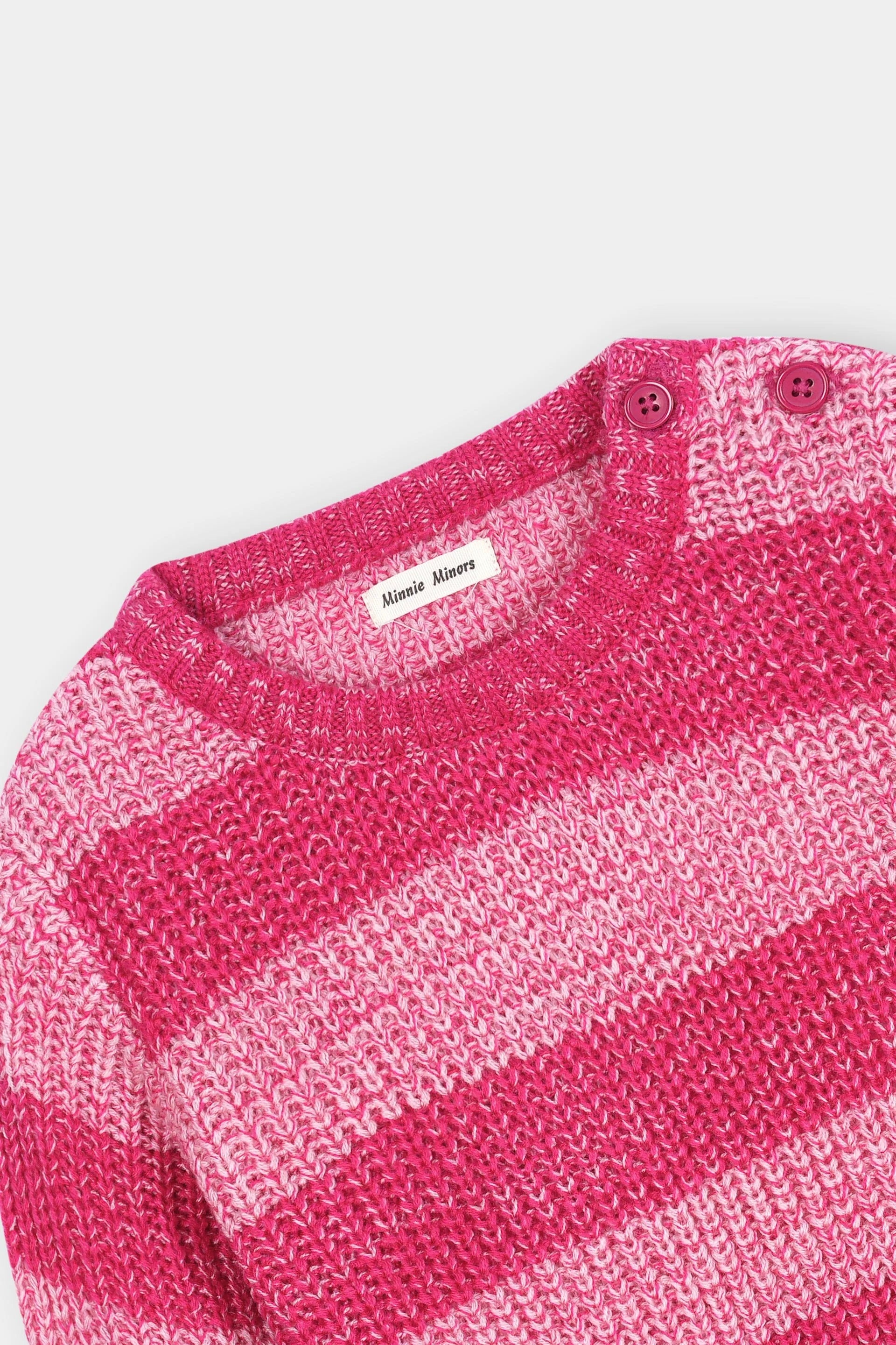 Infant Girls Crew Neck Stripped Sweater